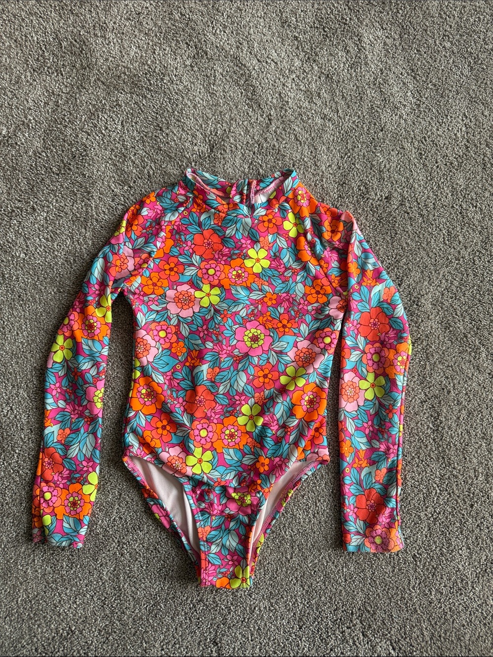 Cat & Jack Long-Sleeve One-Piece Swimsuit